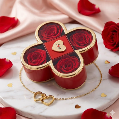 Amouria Paris™ Coffret Amour Éternel & Collier Personnalisé